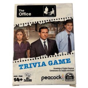 The Office Trivia Game Spin Master 59 Cards Sealed Peacock TV Show Fun